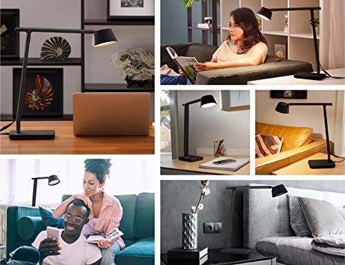 Lampe de bureau LED BLACK+DECKER Verve avec port USB et éclairage RVB coloré - 5