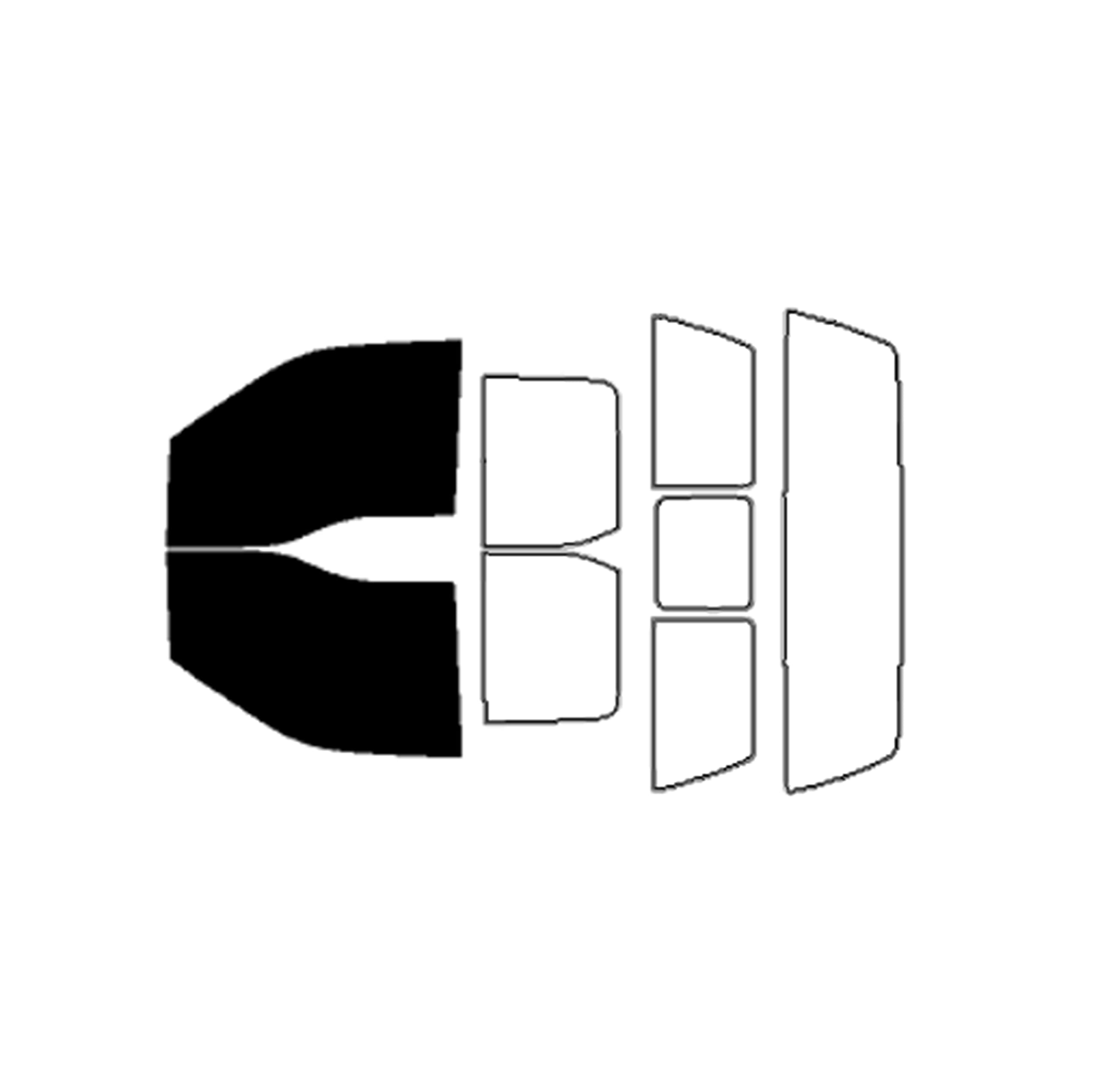 AUTOTEK Precut Film Front Two Door Windows Tint Film Cars Sun Blocking Protection Privacy Anti Shatter Glass Computer Cut Any Tint Shade for Ford F150 Extended Cab 2015-2020