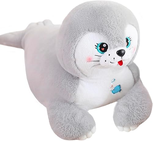 Miniatura 6 de ELAINREN Almohada grande de peluche de perro blanco peludo, suave y esponjosa para perro acostado, almohada de felpa para perros Labradoodle,