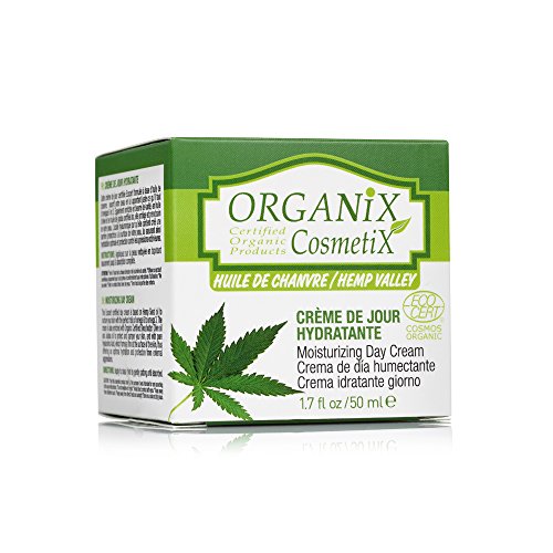 ORGANiX CosmetiX Hemp Valley Moisturizing Day Cream with Hemp Seed Oil and Hyaluronic Acid