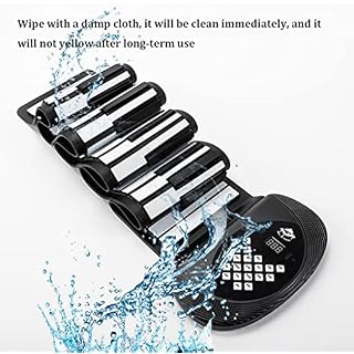 FEFCK 88-Key Roll Piano pour Débutant Et Enfants Dual Haut-parleurs Bluetooth Piano Piano Piano Soft Silicone Porte-Clavier MIDI - Les Beatles, Paul McCartney, John Lennon, RIngo Starr, George Harrison FEFCK 88-Key Roll Piano pour Débutant Et Enfants Dual Haut-parleurs Bluetooth Piano Piano Piano Soft Silicone Porte-Clavier MIDI – Image 6