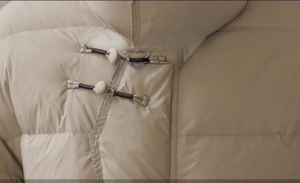 BrOleo Chaqueta Acolchada Mujer,Chaqueta Acolchada Ligera Y Cálida con Cuello Alto,Abrigo A Prueba De Viento con Bolsillo,Chaqueta Aislante,Trabajo Al Aire Libre,Regalos para Damas Otoño Invierno