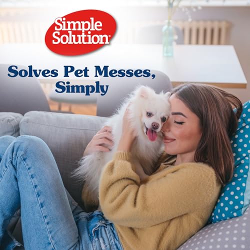 Image of Simple Solution Female Dog Diapers - Disposable Leak-Proof Diapers for Potty Training, Incontinence, and Heat Cycle - Extra Small Fit for 9-14 Inch Waist - 30 Count (Pack of 12)