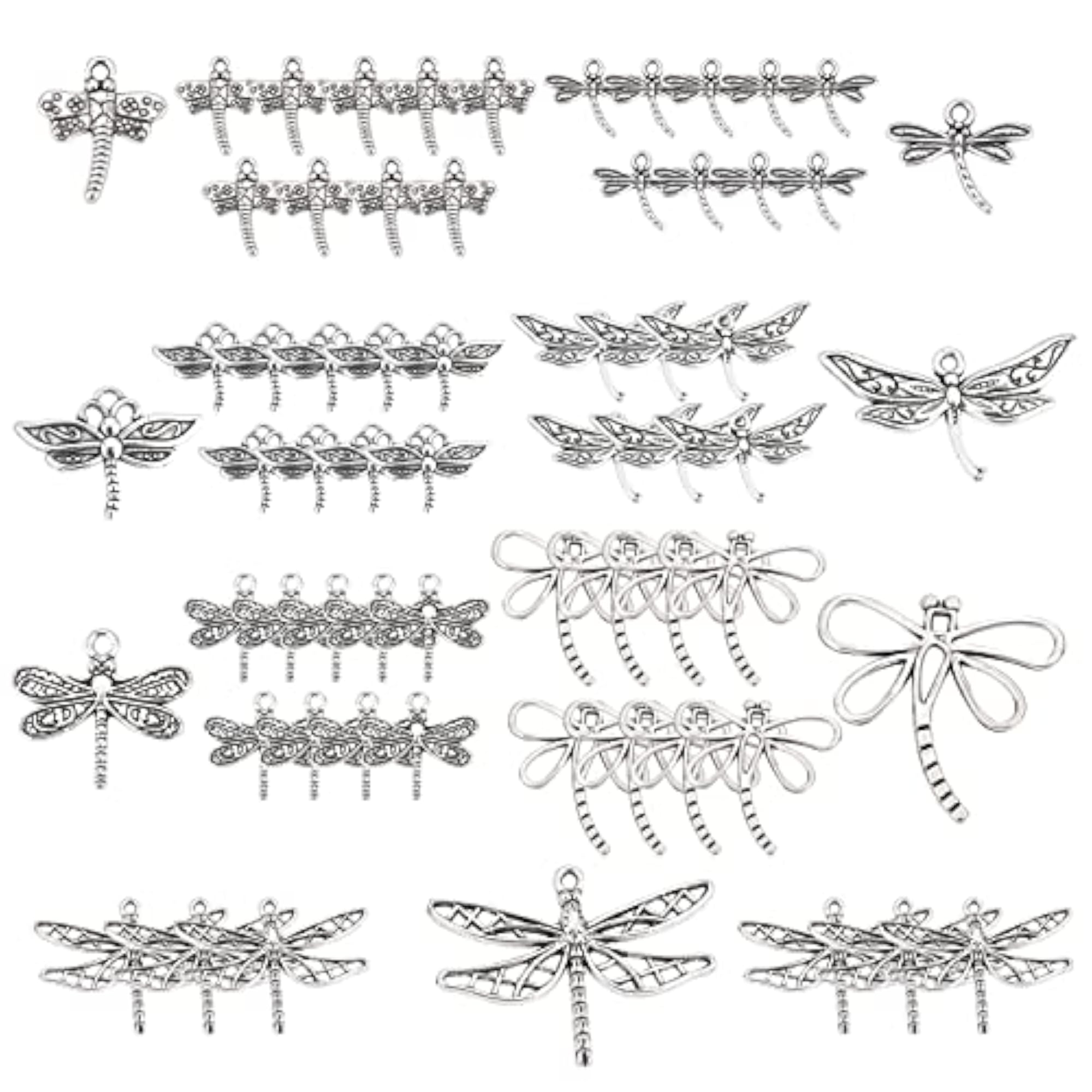 Dragonfly Charms Bulk for DIY Jewelry Making