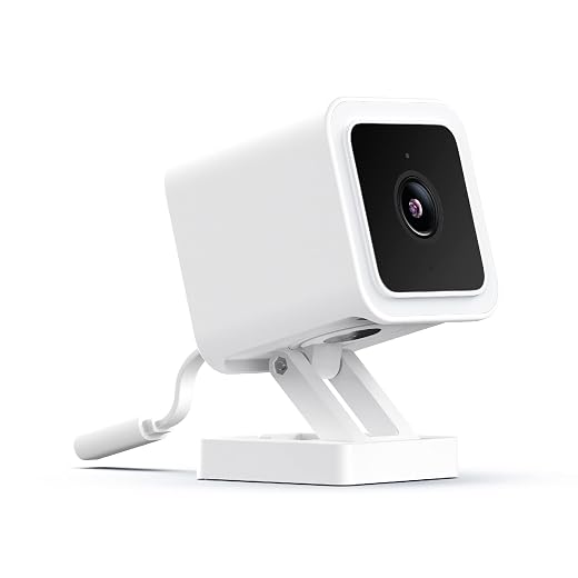 Wyze cam v3 with color night vision, wired 1080p hd indoor/outdoor video camera, 2-way audio, works with alexa, google assistant, and ifttt