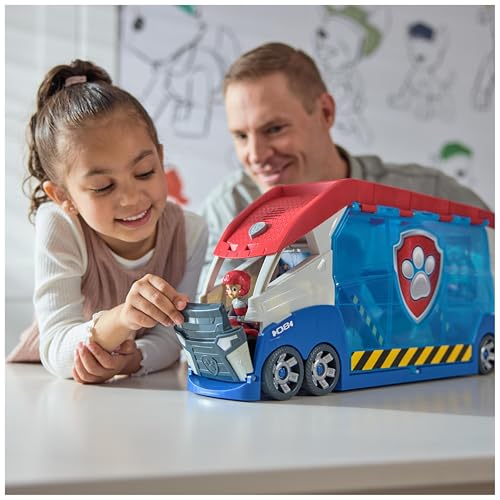 Paw Patrol - Pat Patrouille - Camion Patrouilleur 3.0 - Camion Interactif avec Sons & Lumières - Voiture Figurine À Collectionner - Pat Patrouille Jouet - Voiture Enfant - Jouet Enfant 3 Ans Et +