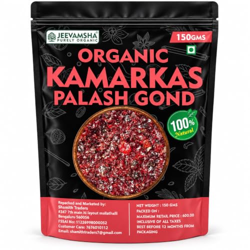 Image of Kamarkas Palash Gond 150g | 100% Pure & Natural | Traditional Ayurvedic Ingredient | Edible Resin | No Preservatives | For Daily Wellness