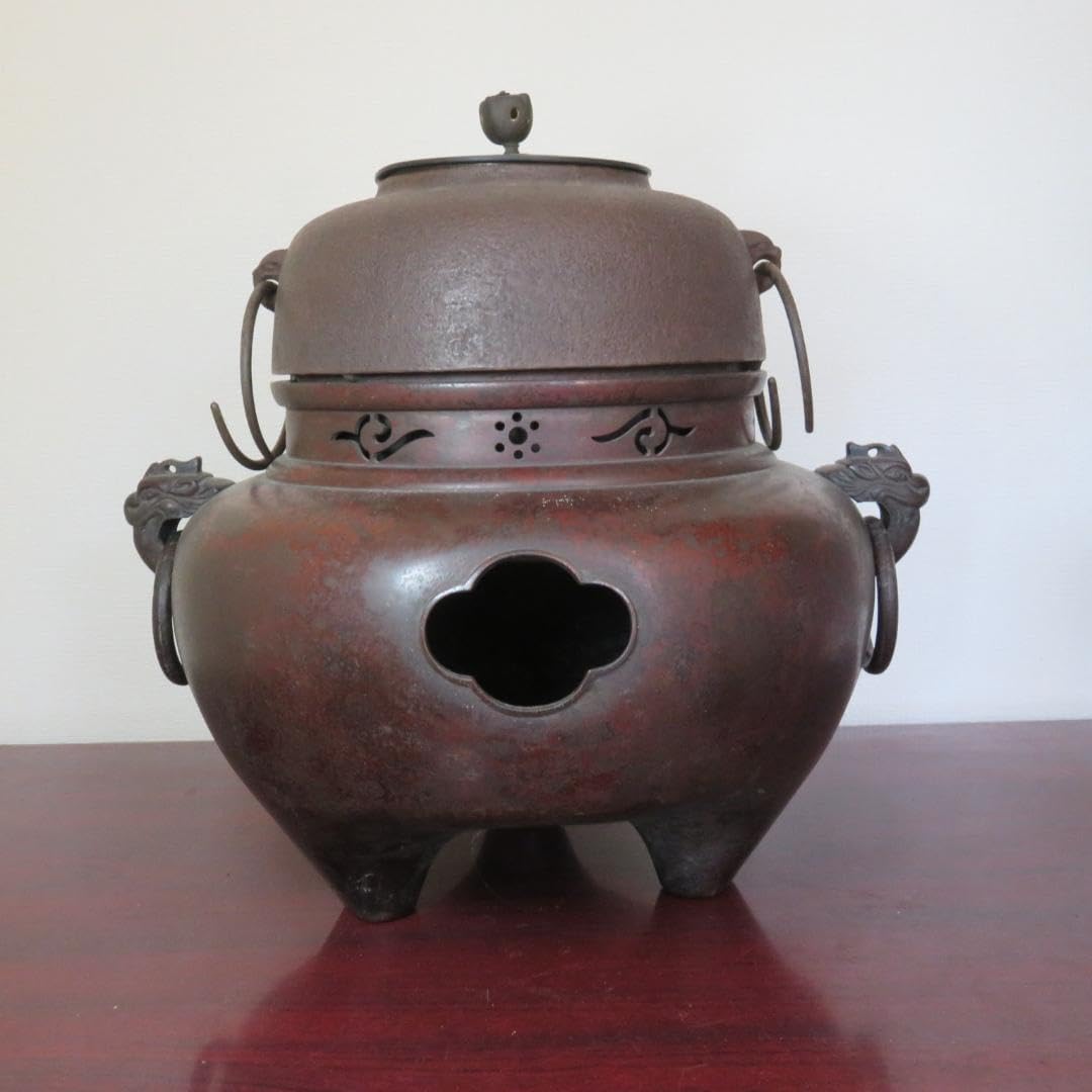 唐津焼 中里重利 三玄窯 絵唐津 芙蓉文 輪花 大皿 大鉢 共箱 2186