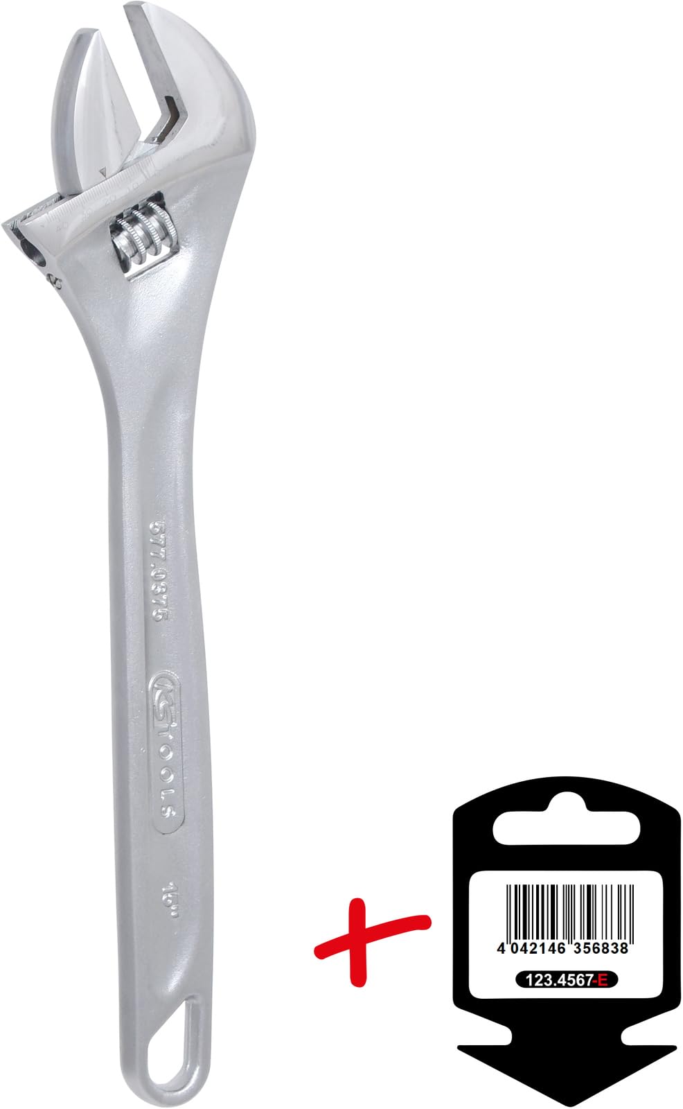 KS Tools 577.0375-E Llave inglesa, ajustable, 43mm, colgador