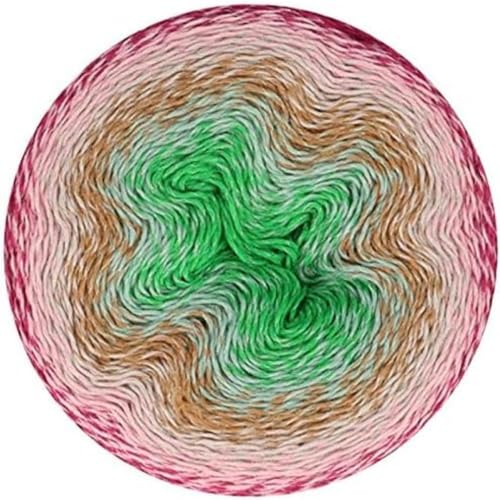 Image of Scheepjes Frosted Whirl 1,094 yd (1,000 m) Yarn, 322 Skinny Scream, Cotton-Acrylic Gradient for Shawls Scarves Blankets