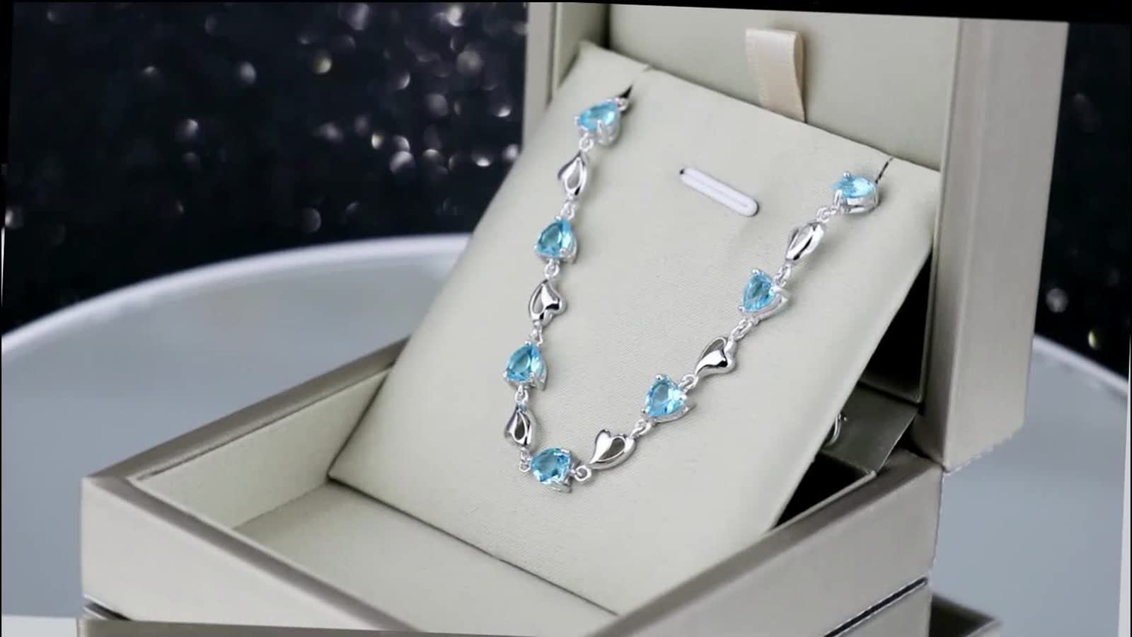 Bracelet Argent 'Love Hearts' – Bijou Fin, Neuf Avec étiquettes, Envoi Immédiat De France
