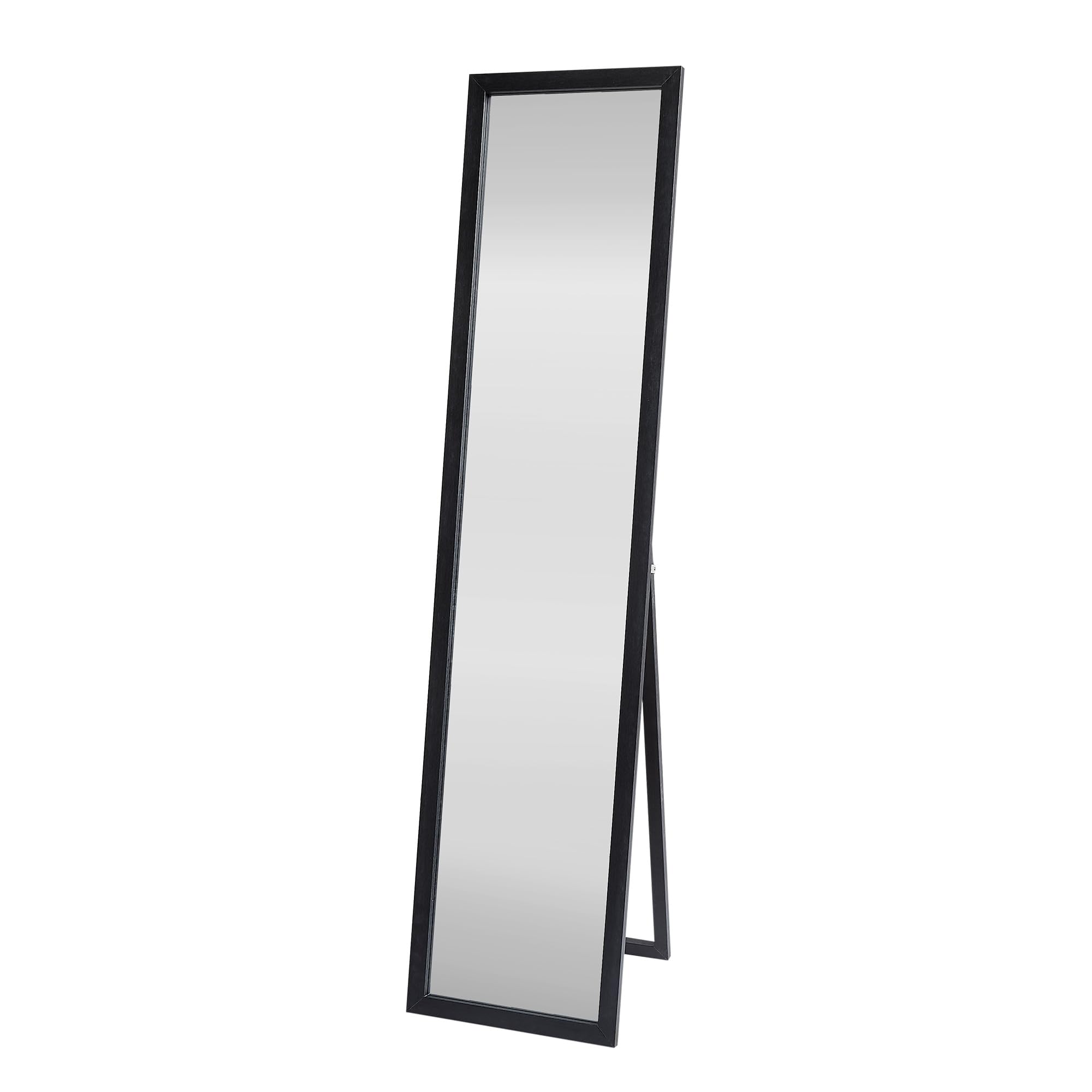 Amazon.co.jp: VECELO 姿見 全身鏡 スタンドミラー 150*35cm ブラック