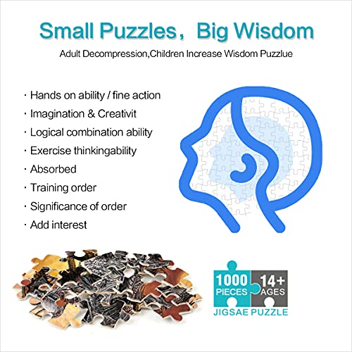 CAFO Warhammer 40K 1000 Puzzleteile Handgeschwindigkeitsspiel Puzzle Analyse und Logik 26,5"x 26,5" Papierpuzzle – Bild 3