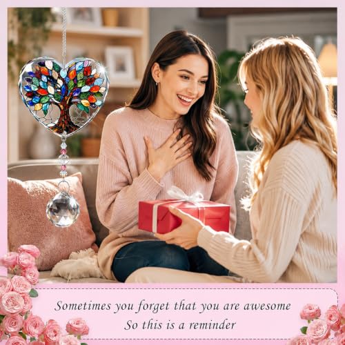 OneraOner Thank You Gifts for Women,Tree of Life Crystal Sun Catcher Gift - image 9