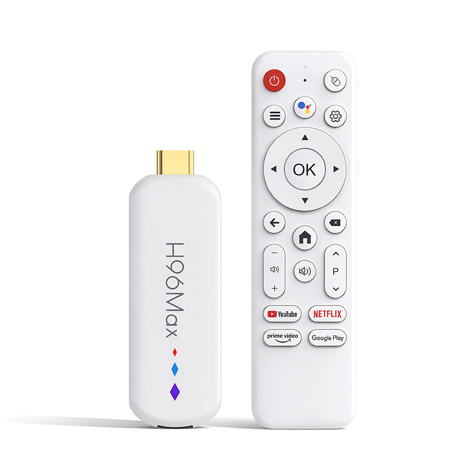 Cuifati TV Box, Odtwarzacz Multimediów Strumieniowych 4K Ultra HD z Pilotem Głosowym, dla Systemu 14.0, Obsługa Wielu Języków, Kompaktowa i Lekka Konstrukcja