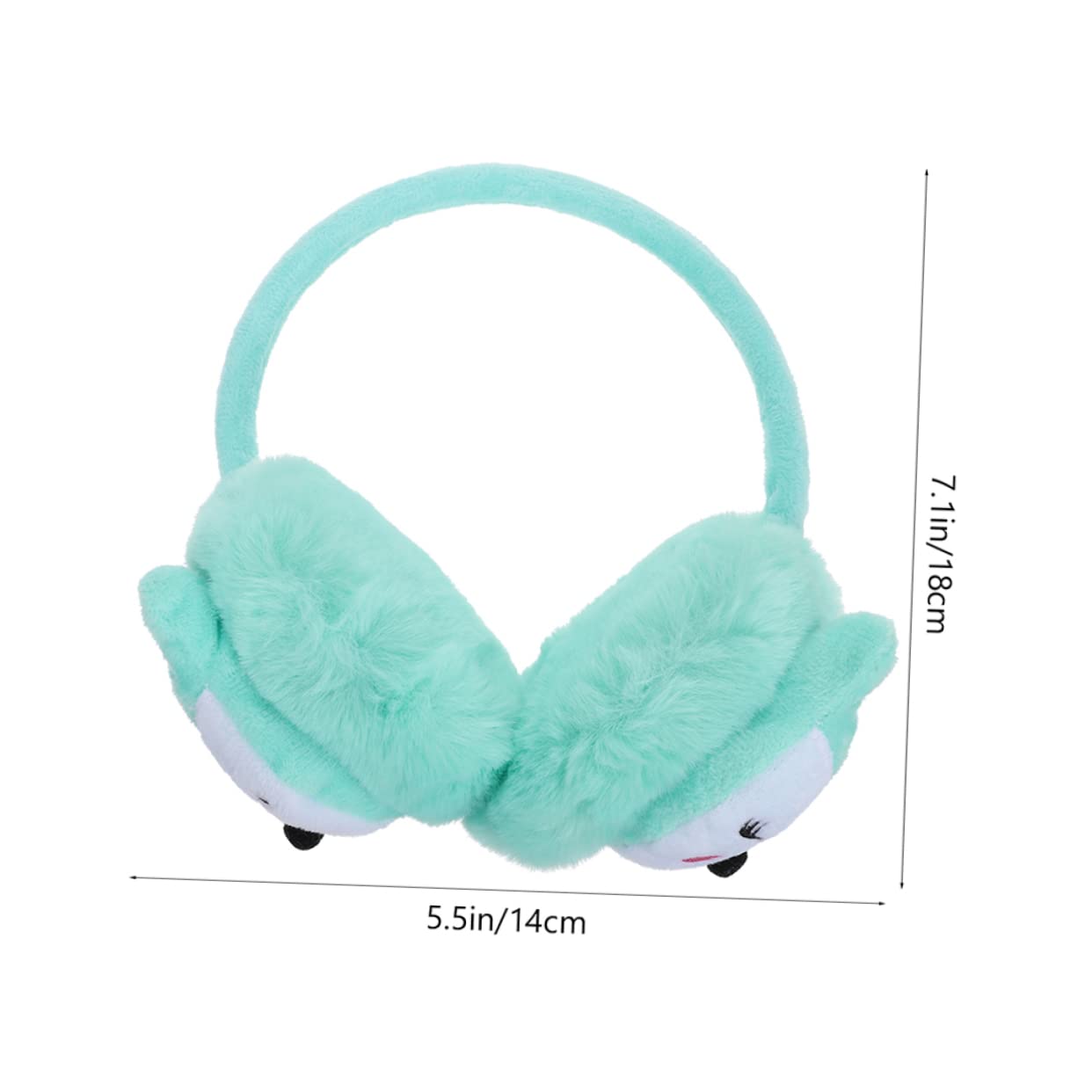 PartyKindom 2Pcs Warm Earmuffs Cute Fox Design Ear Covers for Boys Winter Ear Warmers for Outdoor Activities Comfortable Windproof for Cold Weather