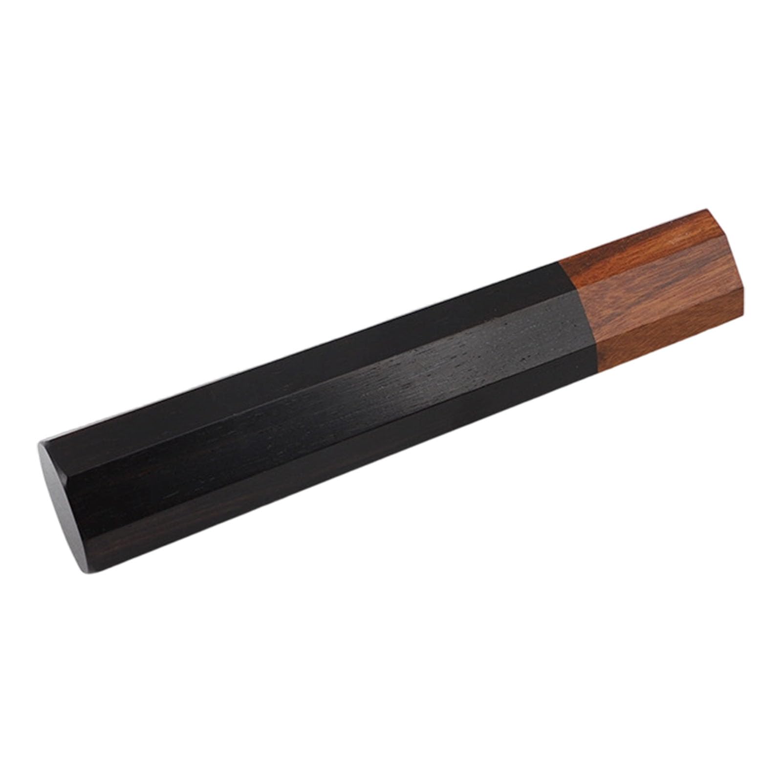 Hsioluted Premium Sturdy Octagonal Handle Nonacid Black Sandalwoods for Craft and Tool Use Nonacid Black Wood Handle