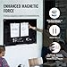 VEVOR Magnetic Glass Whiteboard, Dry Erase Board 36