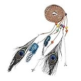 Inzegao Cinturón trenzado de cuerda de plumas para mujer con cuentas de color, cadena de metal, cinturón anudado delgado para falda de vestido, Caqui, Talla única