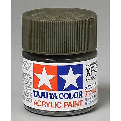 Tamiya America, Inc Acrylic XF51 Flat, Khaki Drab, TAM81351