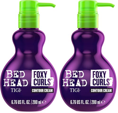 Bed Head by TIGI - Foxy Curls - Crema para cabello rizado, para conseguir unos rizos definidos, 200 ml (Paquete de 2)