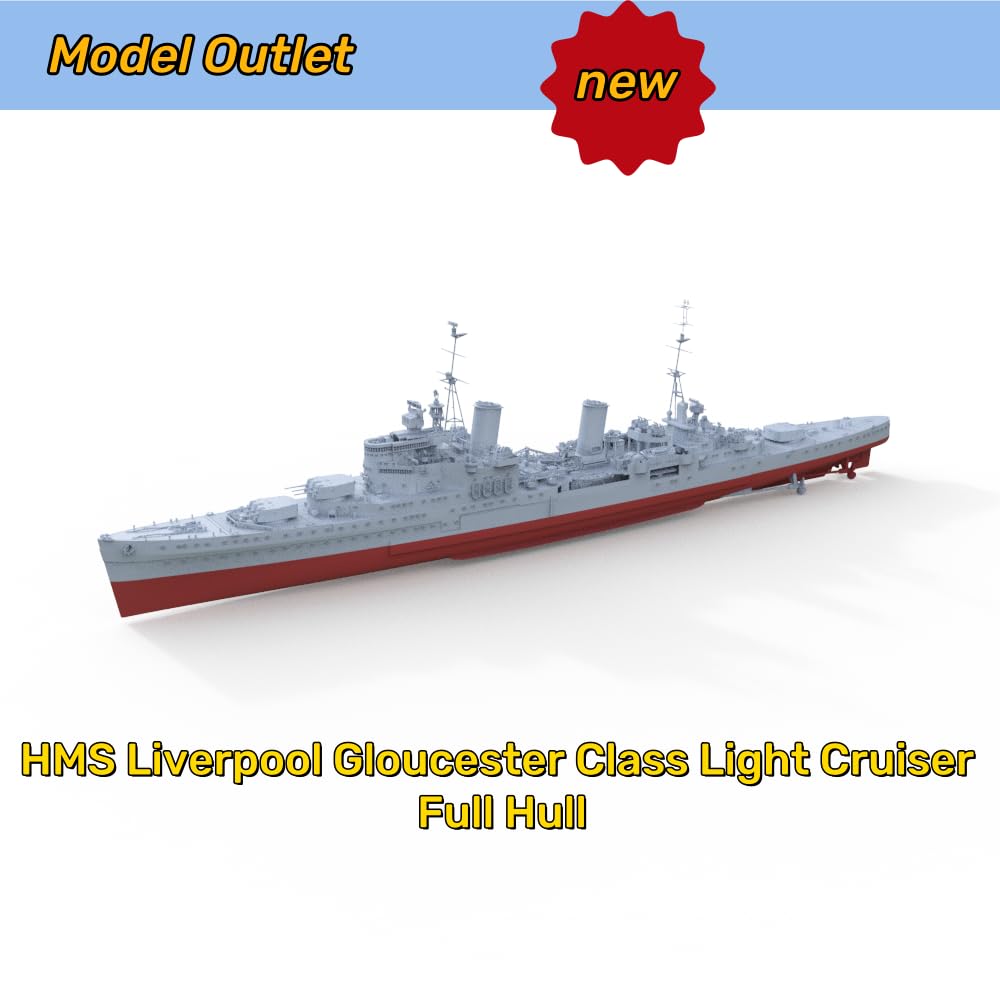 Amazon | MRY-SFW 1/3000 軍事模型 イギリス海軍 グロスター級 タウン
