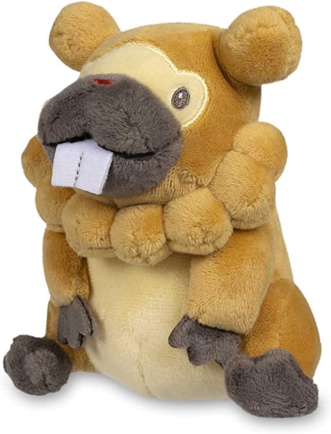 Pokémon Center: Bidoof Sitting Cuties Plush, 5 Inch