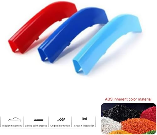 Miniatura 5 de Insertos de rejilla automotriz para BMW Serie 3 2013-2018 F30 F35 320i 325i 330i 335i 8 vigas (no 11 vigas o 4 series), accesorios para parrilla