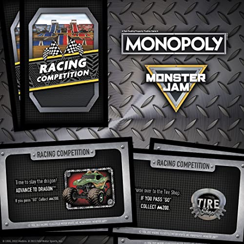 Monopoly Monster Jam Juego de Mesa Oficial miniatura 7