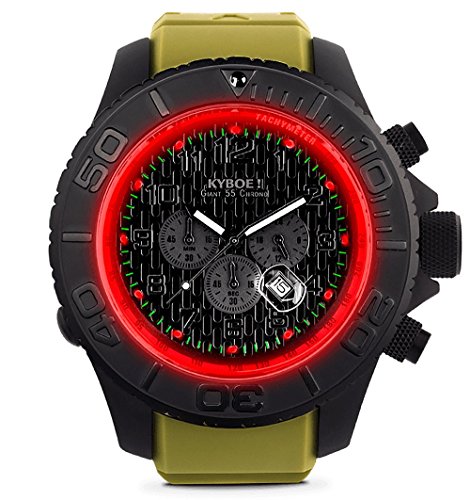 Kyboe. chronograaf Stealth Black Horloge KY.ST.55