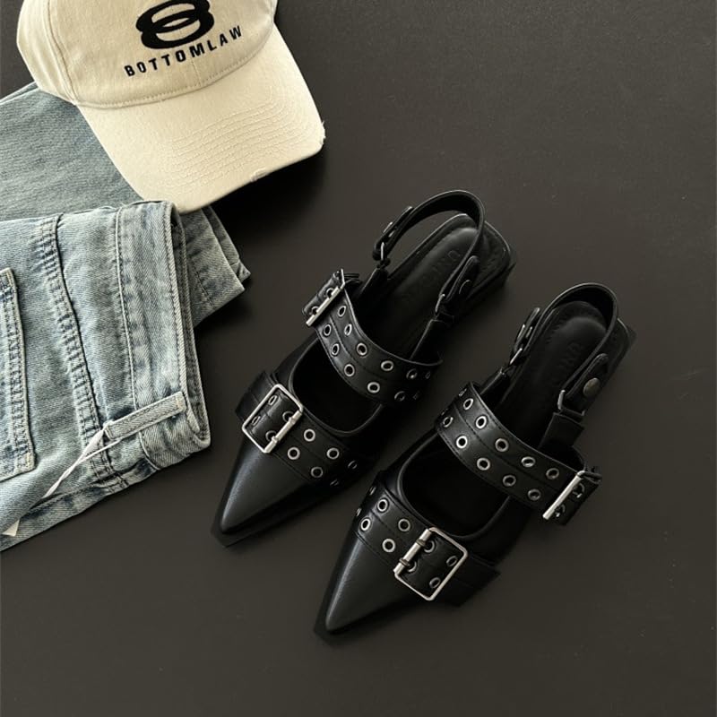 Emo Wedding Shoes Mary Janes Block Low Heels Y2K Retro Rave Grunge Doll Shoes for Women Preppy Teen Girls - Goth Non Slip Kawaii Cute Comfortable Walking Birthday Gifts Lolita Back to School Party3