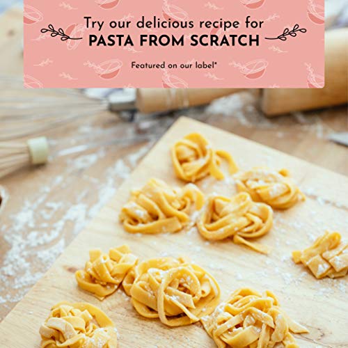 Scratch No.1 Durum Semolina Flour - (2 LB) Fine Semolina Flour for Pasta, Pizza Dough, Cake Flour and Bread Flour, 100% Fine Ground All-Natural Durum Wheat - Thumbnail 6