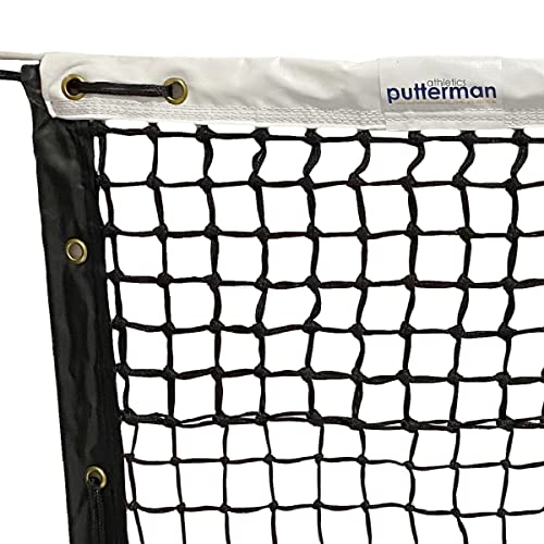 Putterman Signature Tennis Net - Double Top & Tapered