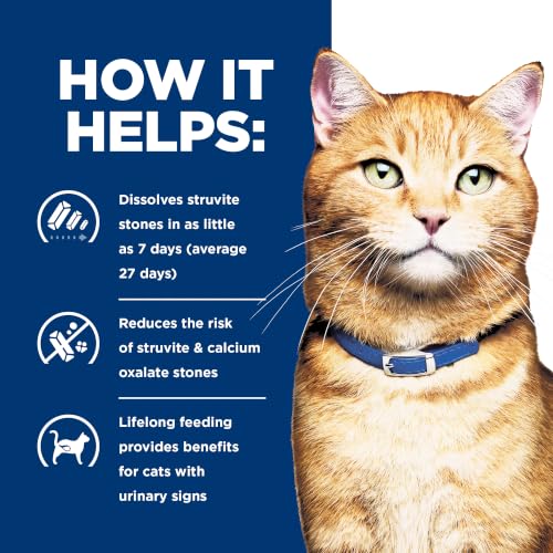 Hill's Prescription Diet c/d Multicare Urinary Care Dry Cat Food, Ocean Fish, 4 lb. Bag