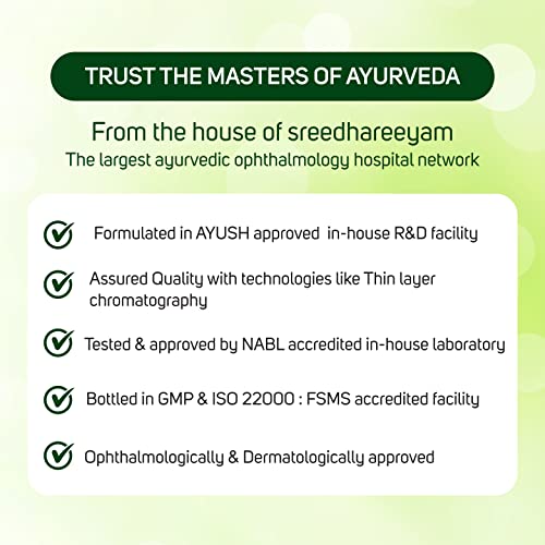 Sreedhareeyam Ayurveda Herbal Baby Cream Kajal for New Born - From Renowned Eye Hospital, Authentic for Babies and Adults with Gooseberry, Sahadevi, Yashtimadhu and Castor Oil,... - Image 6