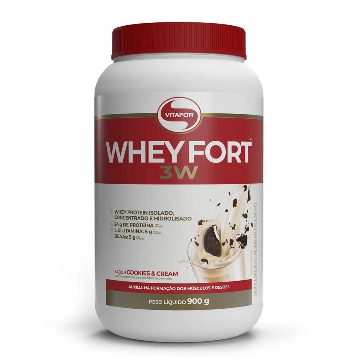 Vitafor – Whey Fort 3W – 900g – Cookies n’ Cream em promoção! Veja a oferta e mais achadinhos de Vitaminas & Suplementos 2 Hoje é o melhor dia para comprar Vitafor – Whey Fort 3W – 900g – Cookies n’ Cream com aquele preço maroto! Promoção! Aproveite a oferta! 2