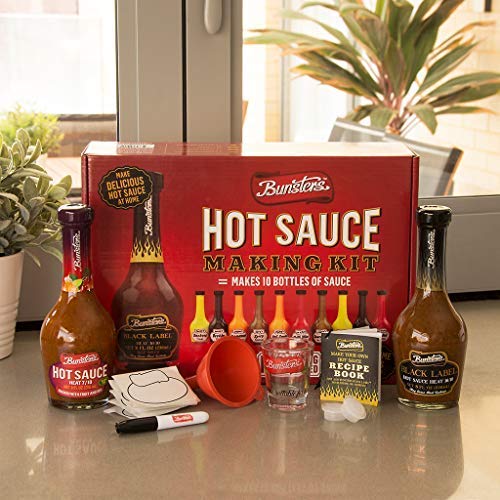 Bunsters Hot Sauce Making Kit Gift | Just pour and shake (No ...