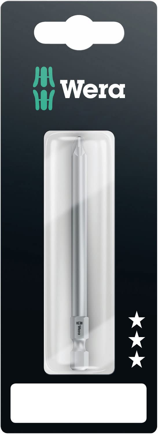 855/4 Z SB Tough Pozidriv Bit, PZ 2 x 89 mm, 05073524001, Silver