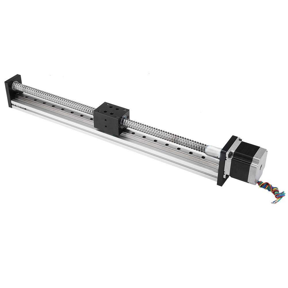 CROKAI Linear Sliding Table Stroke 400mm rust-proof Ball Screw Sliding Table superb technology for stepper motor tracks for biotechnology equipment for 3D printers
