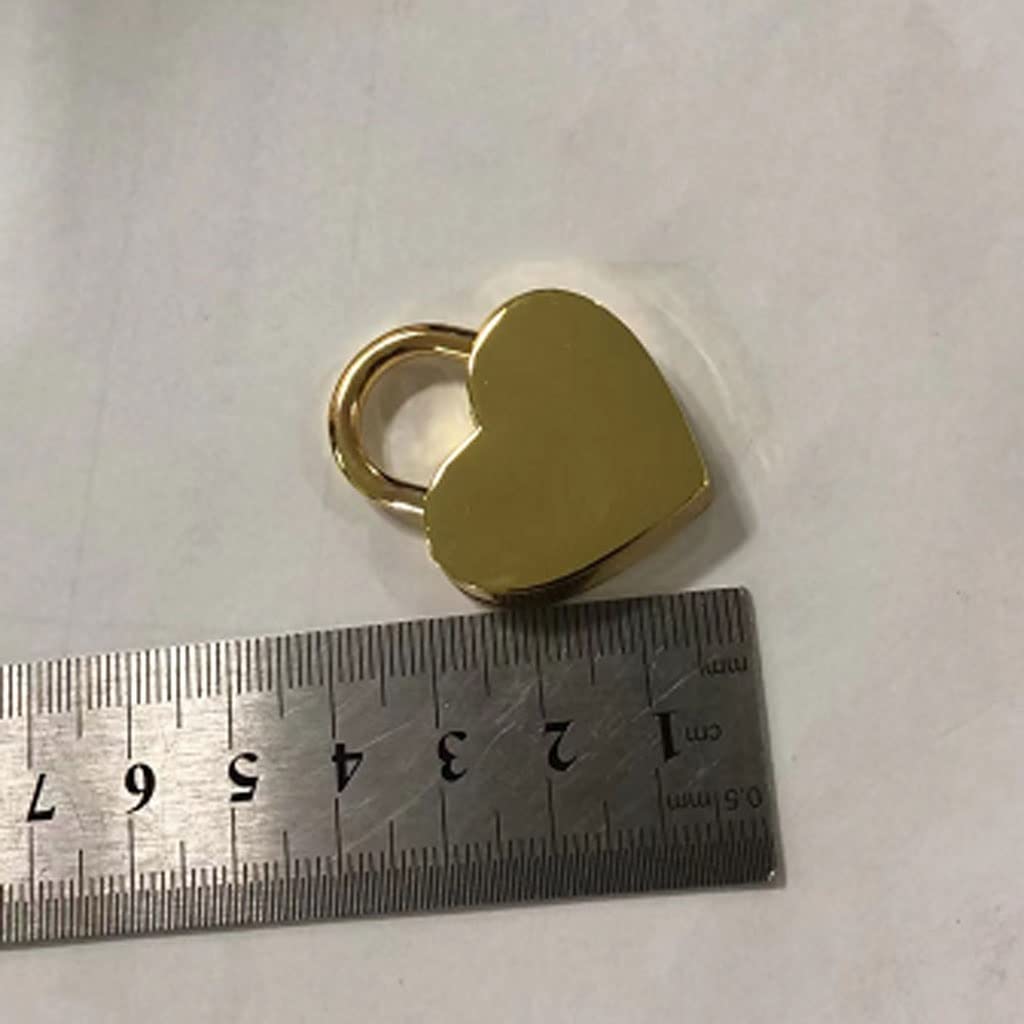 heart shaped padlock with key padlock padlock with key padlock classic wedding padlock unqique padlock anniversary small necklace stainless steel for locker waterproof heavy duty with key - Image 4