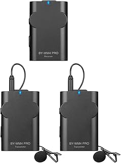 Entrevista Microfone Sem Fio,Sailsbury Sistema de microfone sem fio portátil 2.4g (transmissores duplos + um receptor) com estojo rígido para câmera dslr filmadora smartphone pc tablet gravação de áud