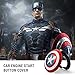 Car Engine Start Button Cover ABS General Motors Ignition Switch Trim Cover Captain America Auto Start Ring