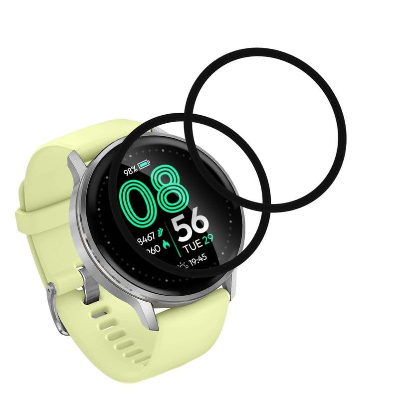 Wondoner für PMMA Displayschutz Garmin Venu 4 45mm Screen Protector [2 Stück] Schutzfolie Garmin Venu 4 45mm Folie Schutzglas [HD Displayschutzfolie][Ultra-klar][Anti-Kratzen]