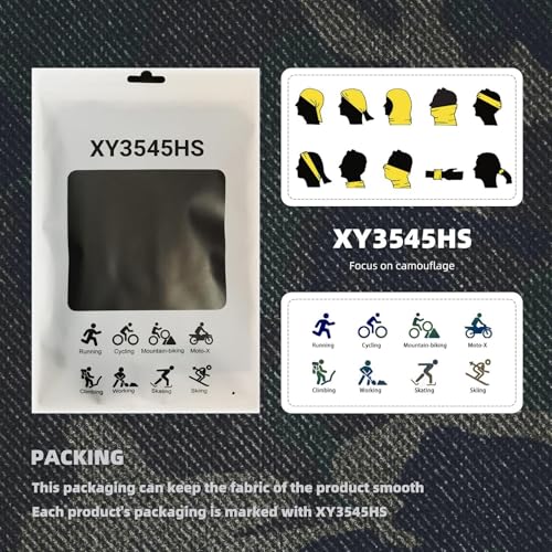 Image of Camo Balaclava Face Mask for Man and Women-Hunting,Skiing,Motorcycle Windproof,UV Protection&Military Training