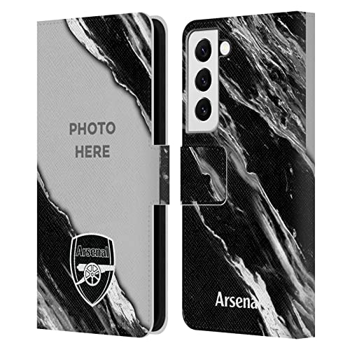 Coque cuir portefeuille Samsung S22 5G Arsenal FC