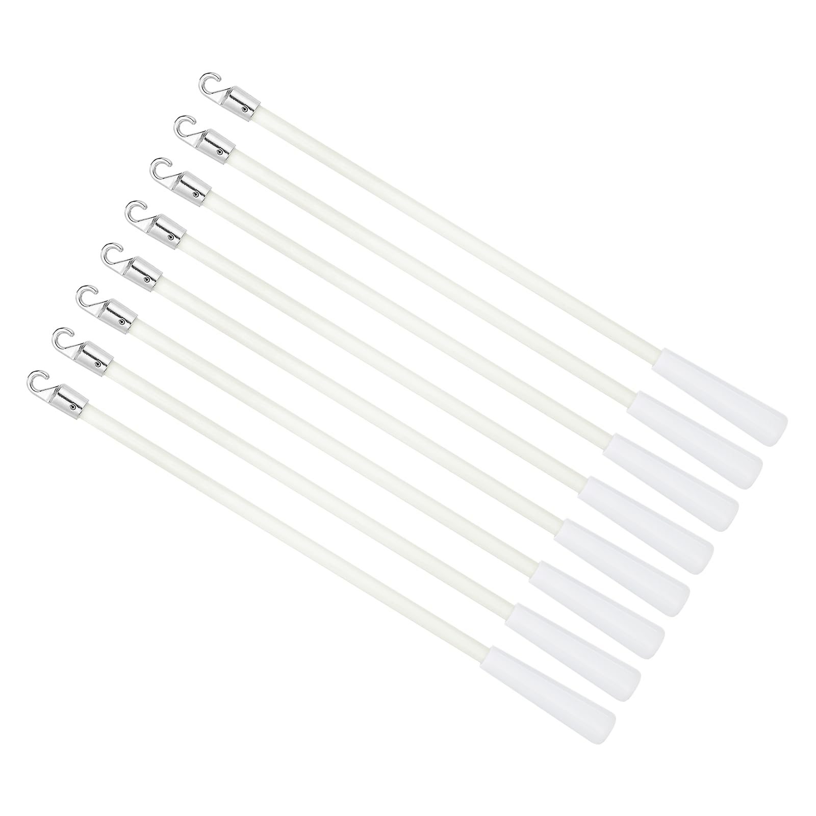 Tringle pour store californien en PVC blanc de 30,5 cm pour salon et bureau
