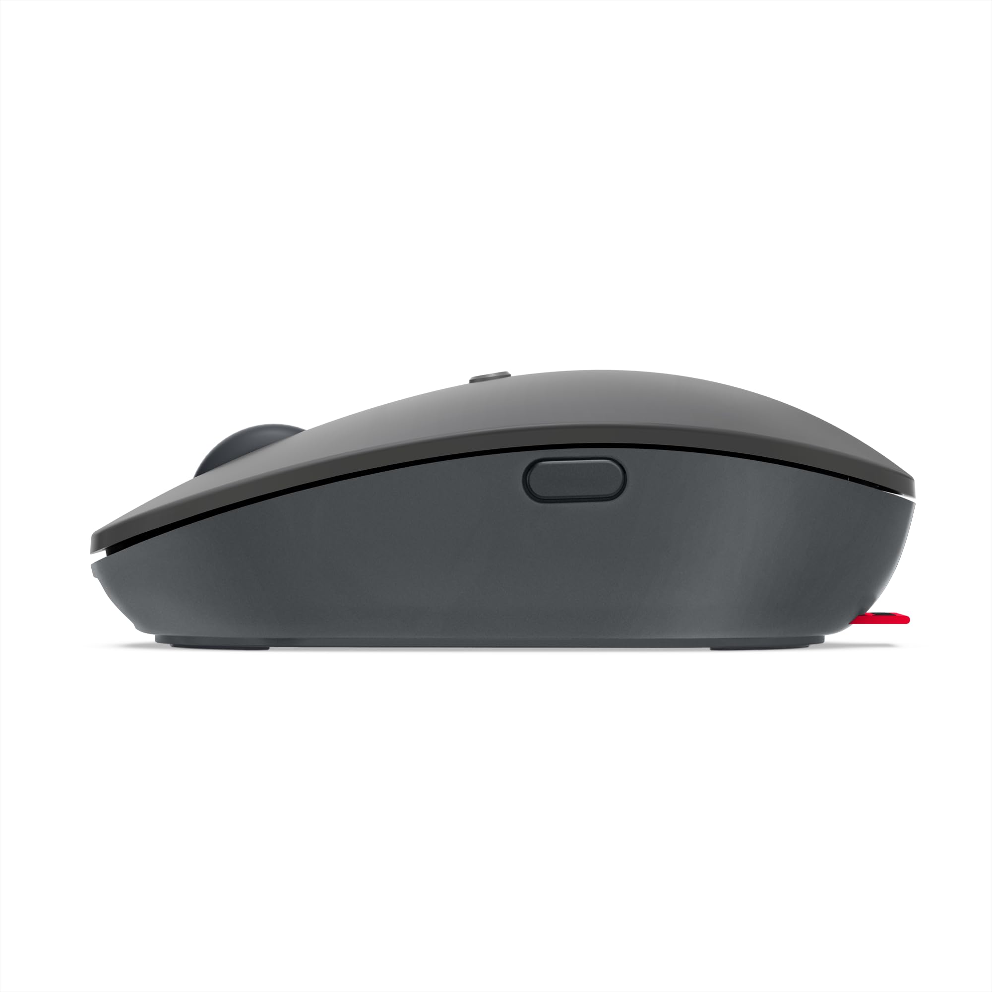 Lenovo Go Ratón Inalámbrico USB-C (Sensor Óptico Azul, 3 Botones, Rueda de Desplazamiento, Emparejamiento Universal) - Color Gris Tormenta