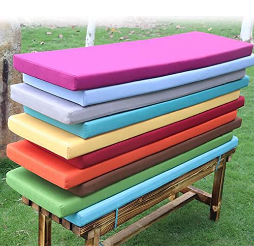 Coussin de banc de jardin imperméable matelas de meuble patio extérieur 2 3 places 100cm