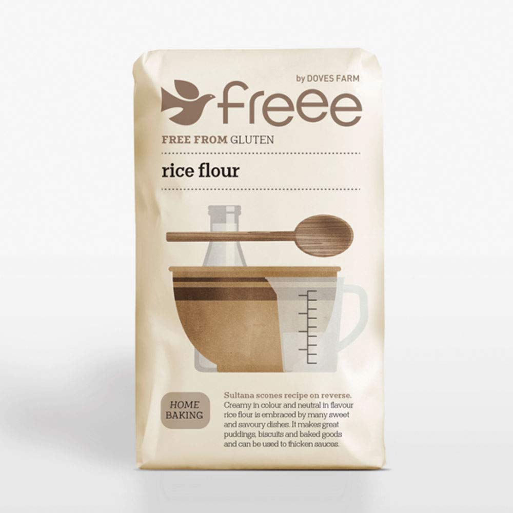 DOVES FARM Brown Rice Flour, 1 KG