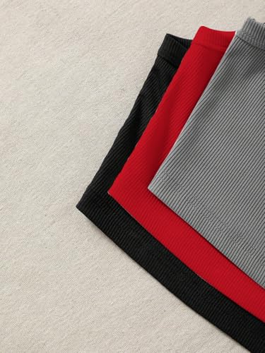 Image of Tops for Women Crop Top for Women's Tank Activewear Tee Sports Western Casual Cotton Camisole Pack of 3 Combo